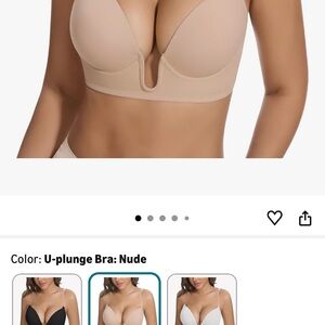 U-Plunge Nude Bra - Brand new with extra inserts